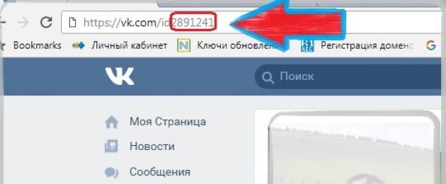 Как быстро узнать ID страницы в ВКонтакте. Как узнать ID компьютера и что это такое? Как узнать свой id вк